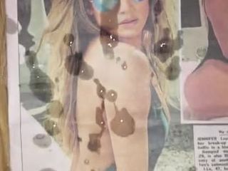 Трибьют спермы для Jennifer Lopez 9