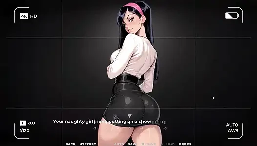 My New Girlfriend [ Taboo Hentai Game ] Ep.35 My GF Likes to Show Her Latex Panties to Older Man!