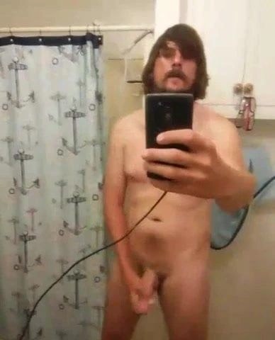 Stroking my cock