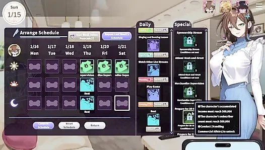 1 V-Lover Playthrough. Lovely Women And Nice Art Style.