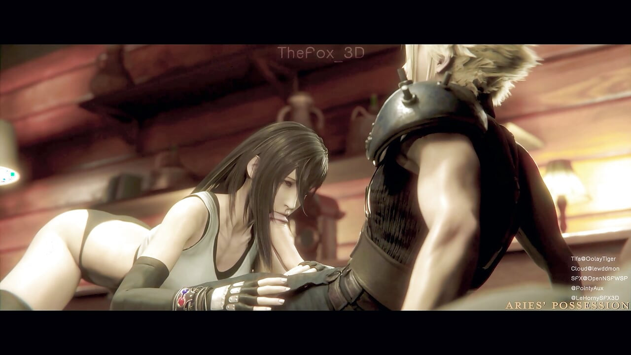 最終幻想7 FF7 - 蒂法+艾莉絲 2024 WM 全色調色（聲音）由白羊座附身動畫 3D Hentai