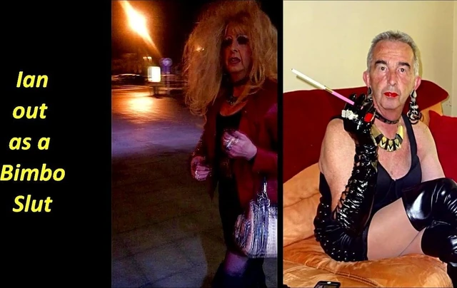 Ian out as a bimbo slut