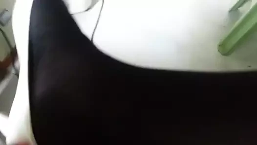 Pump porn video – White Patent Pumps with Black Pantyhose Teaser 12