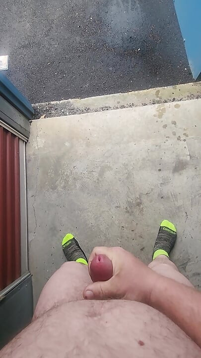Almost Caught Enjoying the Storage Unit
