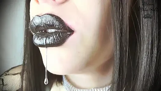 Schwarze lippen necken, wichsanleitung