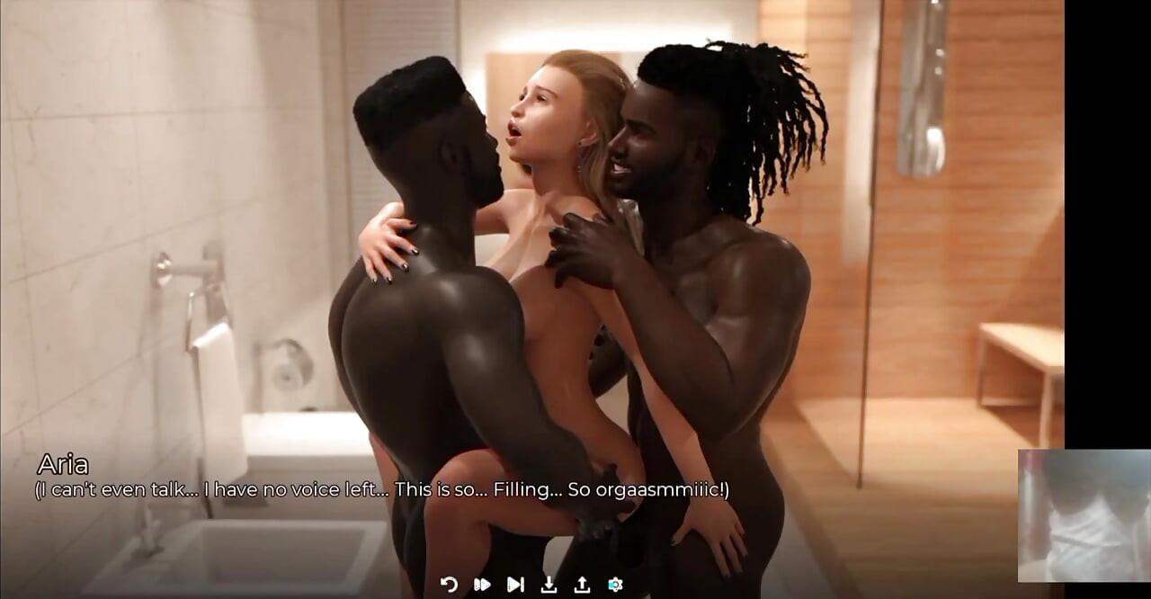 Innocent White Teen Wants to Be Pornstar - BBC Gangbang
