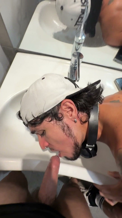 MALL RESTROOM PIG: FUCKED BARE AND HUMILIATED WITH PAPI’S DIRTY FEET ON MY TONGUE!!! | Clip 1
