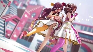 Mmd R-18 - chicas anime sexy bailando - clip 232