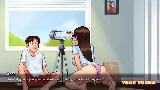 Порно геймплей Jenny Сцены из SummerTime Saga