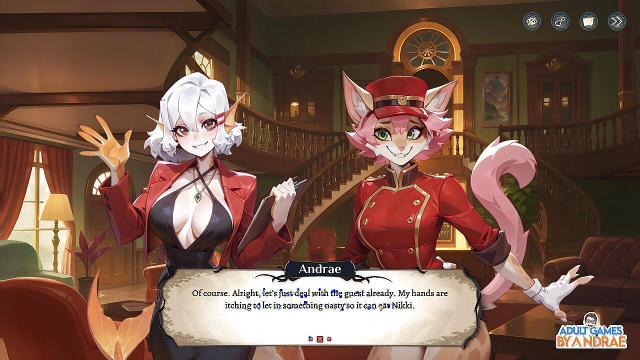 Hotel Tales Gameplay Part 2 - Exploring the Living Hotel and Meeting the Huntress Griselda