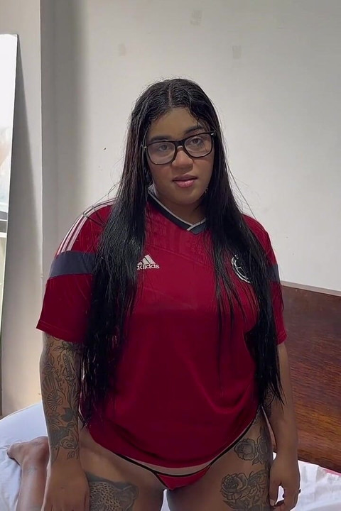 Busty Colombian Woman Shows Her Stepbrother a Sports Outfit