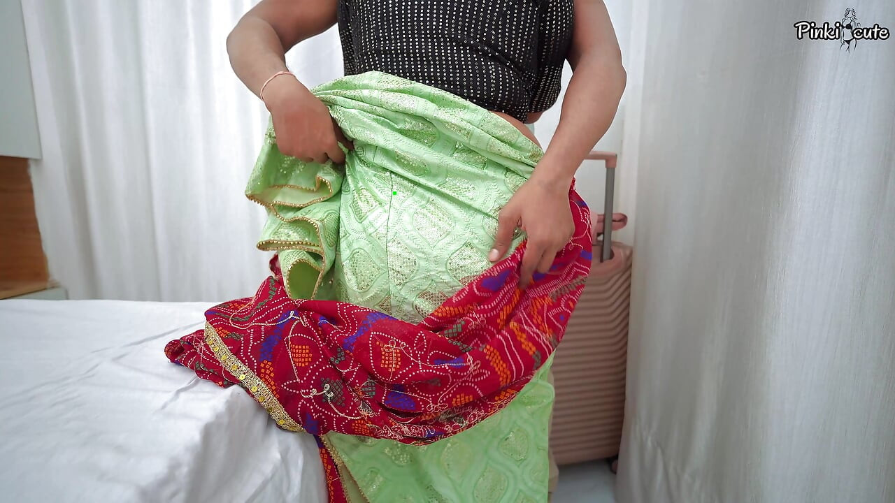 Stepmom shared bed with stepson, stepmom fucks tight pussy by stepson when she not satisfy by stepfather in full HINDI AUDIO.