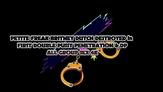 Steck es in dünne britney holländerin, erster doppelter vaginal-dreier