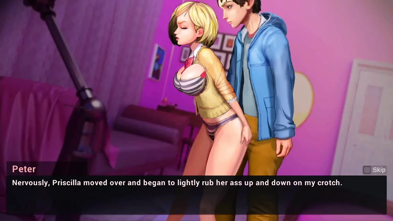 hot anime make seen hot desi bhabi in game