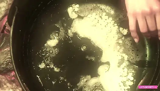 Orgy with dirty witches and DP fuck