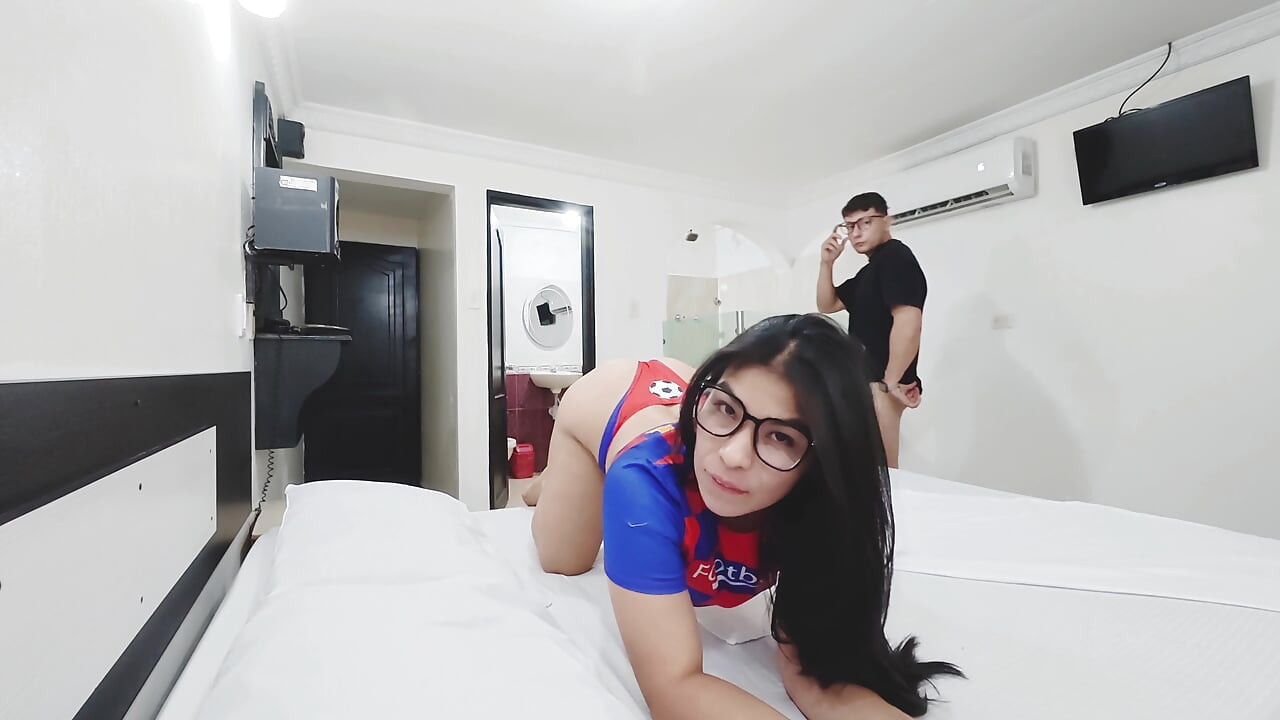 PART ONE . I lose a bet with my friend and he fucks my ass .. he takes off his condo very horny... how nice to feel him how he penetrates me
