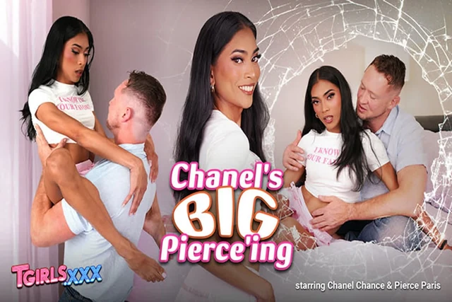 TGIRLS XXX – Chanel Chance Gets Pierced and Pounded
