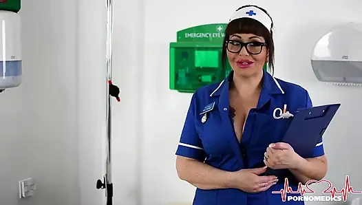Proktologie-untersuchung - anal liebende krankenschwester