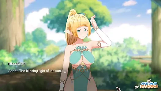 Беги, мой эльфийский нинджа! Геймплей 3D, часть 1