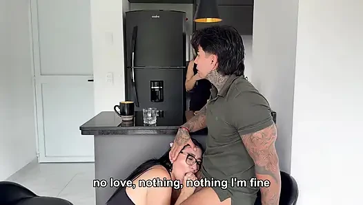 Horny stepmom fucks her stepdaughter's boyfriend behind her back