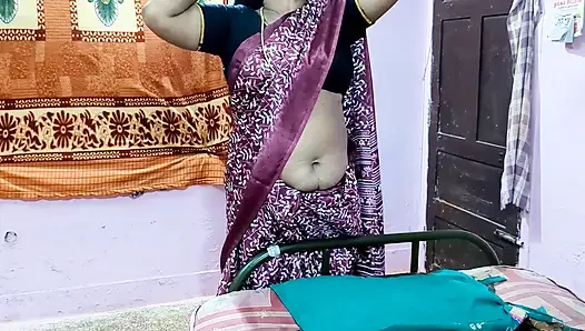 Desi Stepmom's Navel Seduction & Raw Passionate Overflowing Creampie