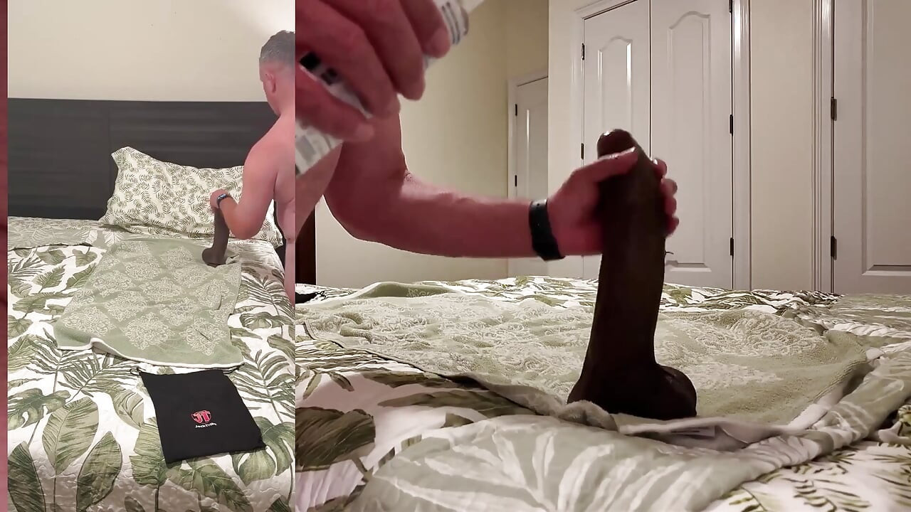 Got a New Huge Dildo to Try Out