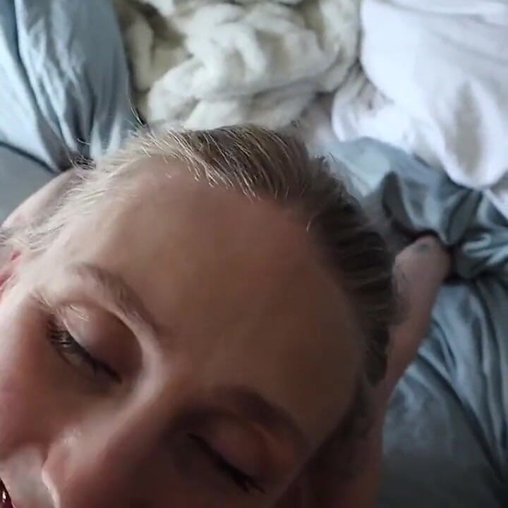POV Blowjob From Cum Obsessed Blonde