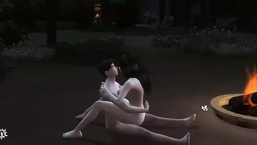 Ficken im wald mit einem heißen mädel, sims 4