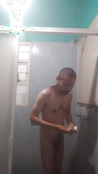Masturbating before I take a bath