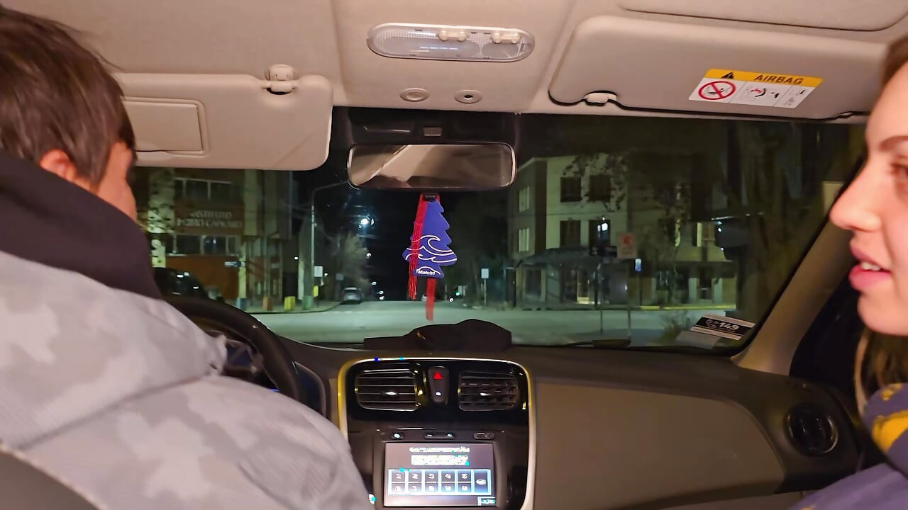 A double blowjob in my friend's car DIRTY MORBID GIRLS