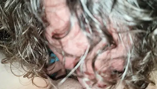 Licking, sucking, fucking. He makes me cum so nicely that I have to let him squirt inside me. Creampie 1 of 4