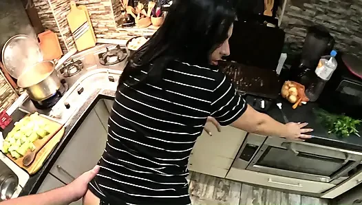 Dominating My fat Virgin Neighbor  POV Blowjob, Doggy & Facial