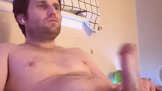 Jerking my hard dick showing off exposed