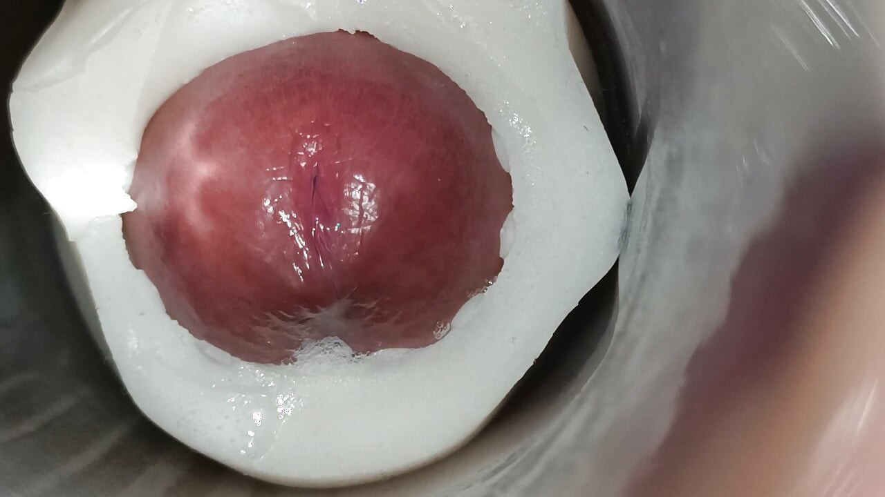 Internal view: vulva twitching and ejaculating 5