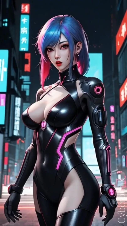 Ključni trenutak od "Sajberpunk 2077 remake devojke (Ai model)"