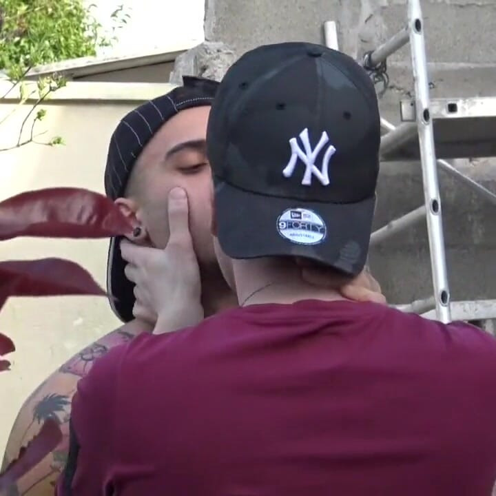 Yougn straight worker fucked outdoor