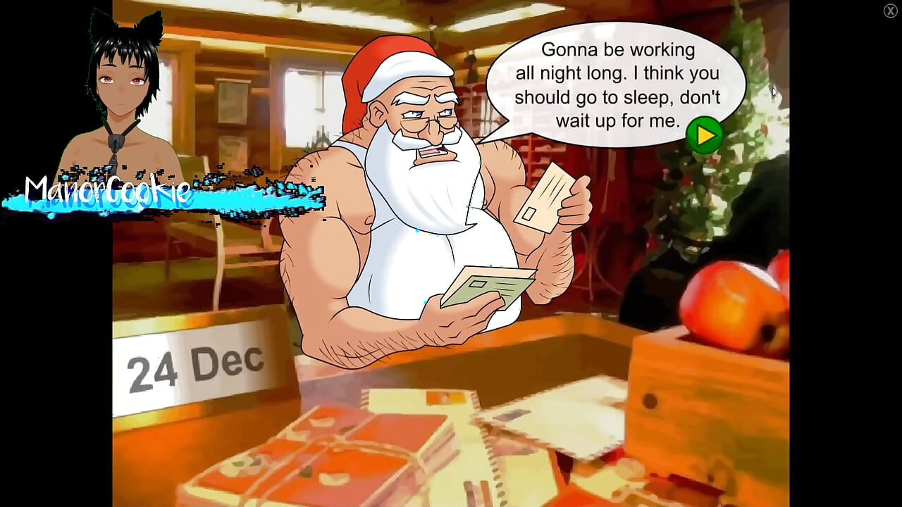 Xmas Pay Rise 2 - There are now two elfs fucking Mrs. Clause and it is amazing