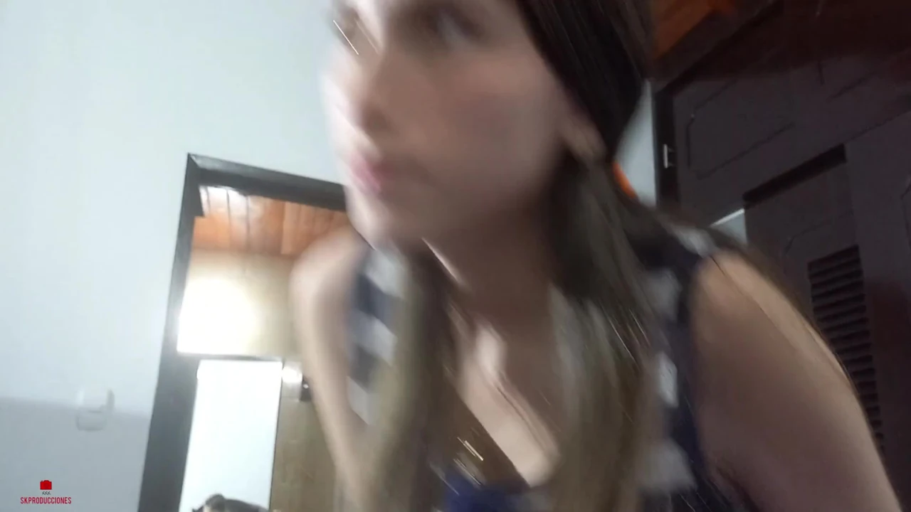 My stepsister with her innocent face asks me to let her give me a great oral