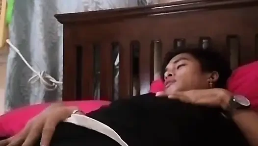 Cute Boy Raven Having a Wank While Alone at Home