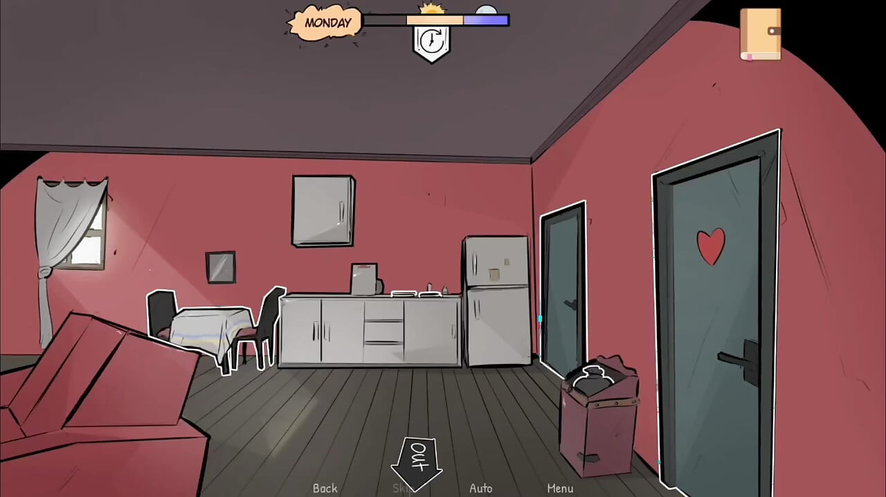 Sexy big boobs and big ass lady fucks her clients - gameplay