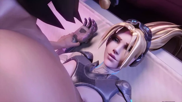 Futa Mercy Being Rided Untill She Cums