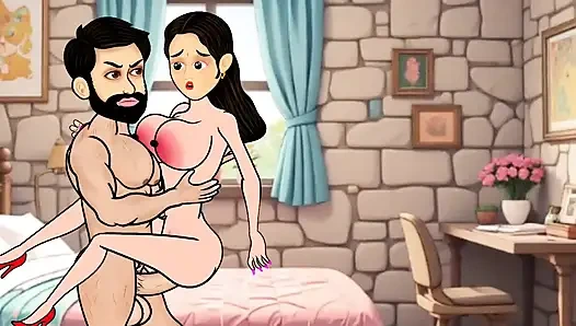 Big dick - wife and husband enjoying The room