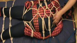 Spiderman is tickled