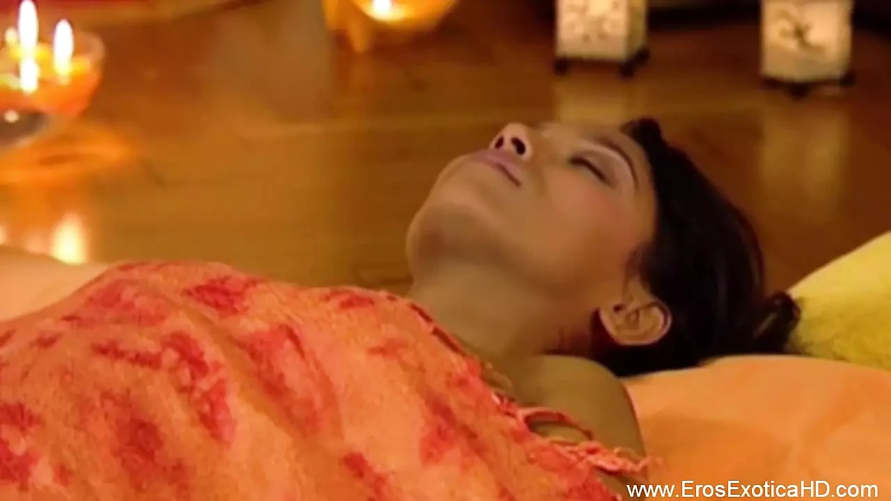 Touching Her Girlfriend With Massage
