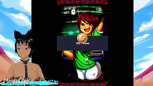 World Cup Girls - A FIFA world cup game and Mexico has challenged us and we might get a special blow job!