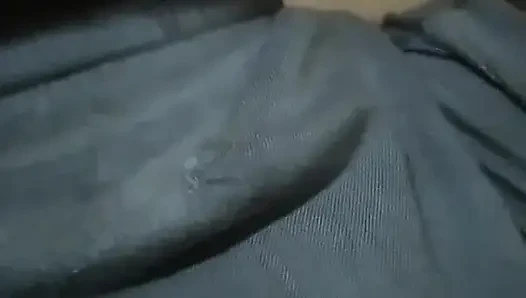 Shake dick with oil and squirt over and over again