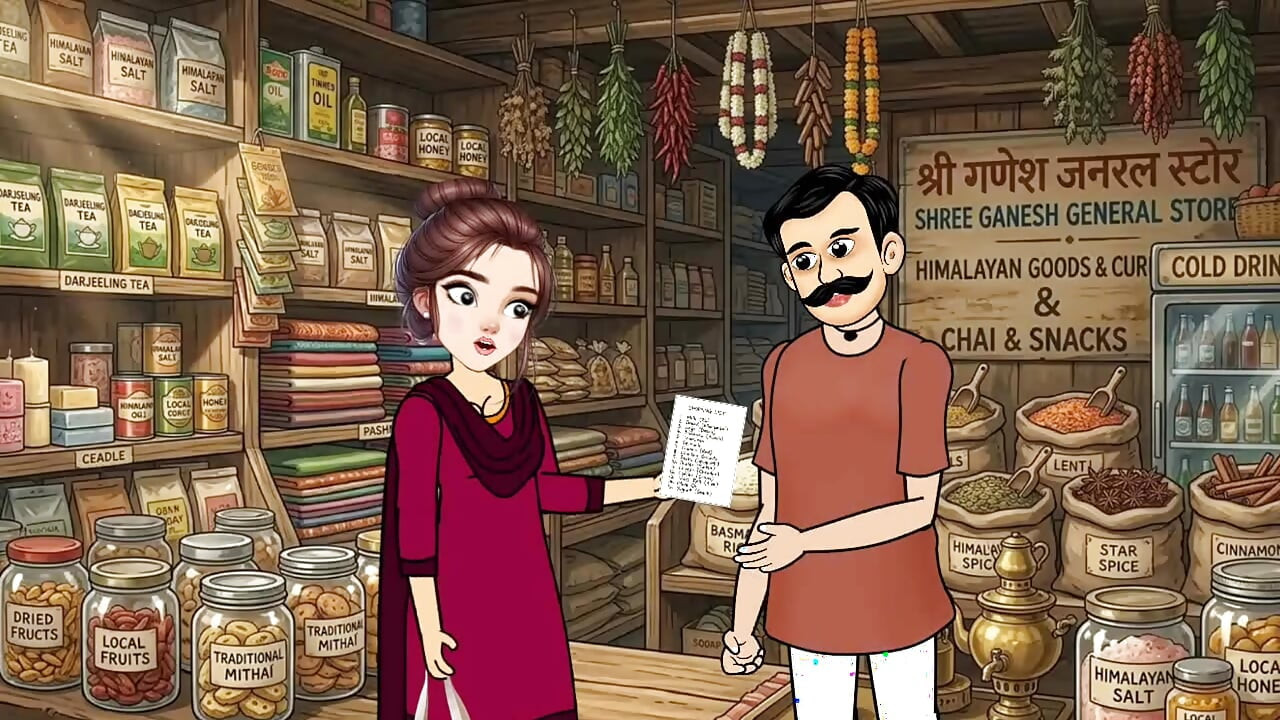 Cartoon video of Swati and shopkeeper Ramu's funny sex. Big cock fucking.