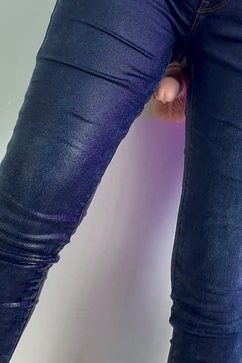Rubbing Dick with My Jean Part 2