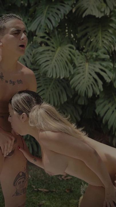 Annie Marin in Outdoors Camping Threesome