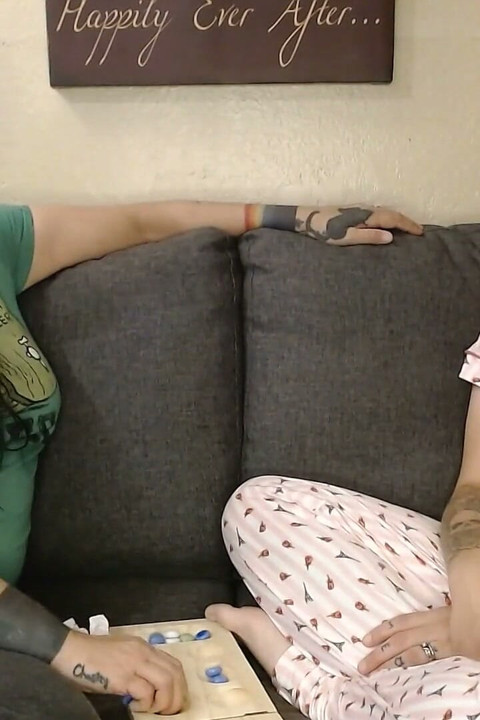 Yawning Is Contagious Lesbian Slumber Party Co-workers